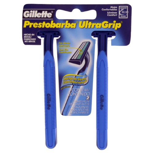 Aparelho de Barbear Gillette Prestobarba Ultragrip Fixo 2 unidades