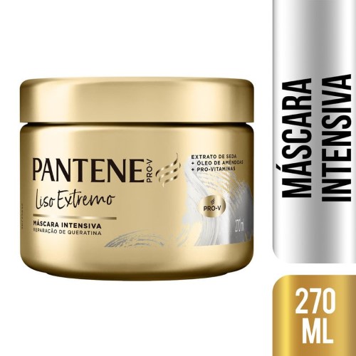 Máscara de Tratamento Pantene Liso Extremo com 270ml