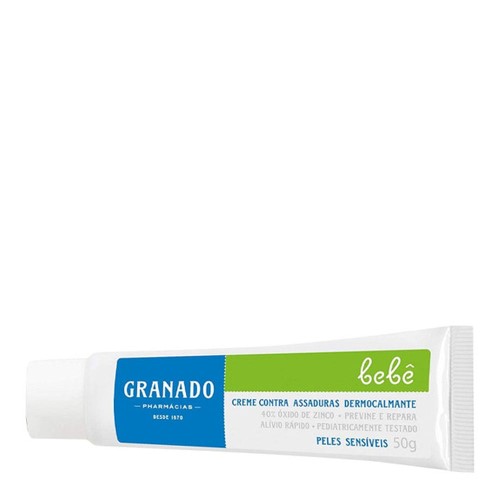 Creme Para Assaduras Granado Dermocalmantes Bebê 50g