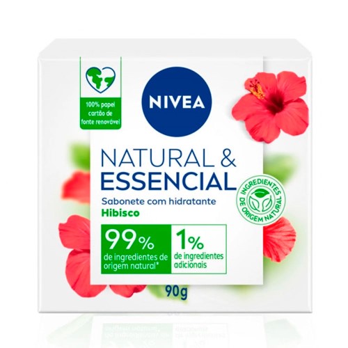 Sabonete Em Barra Nivea Natural E Essencial Hibisco 90g