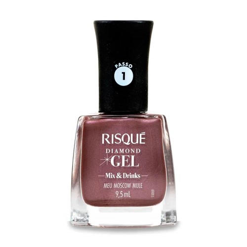 Esmalte Risqué Diamond Gel Meu Moscow Mule 9,5ml 