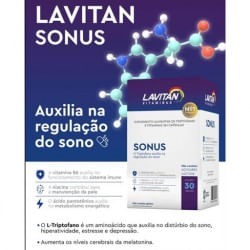 Suplemento Alimentar Lavitan Triptofano com 30 Cápsulas