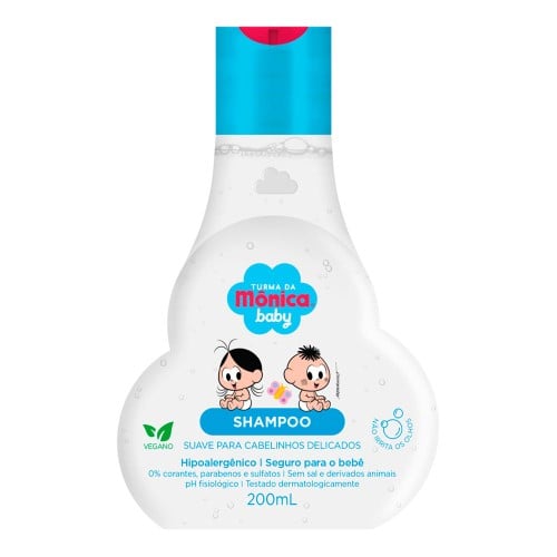 Shampoo Turma da Mônica Baby Suave para Cabelinhos Delicados com 200ml