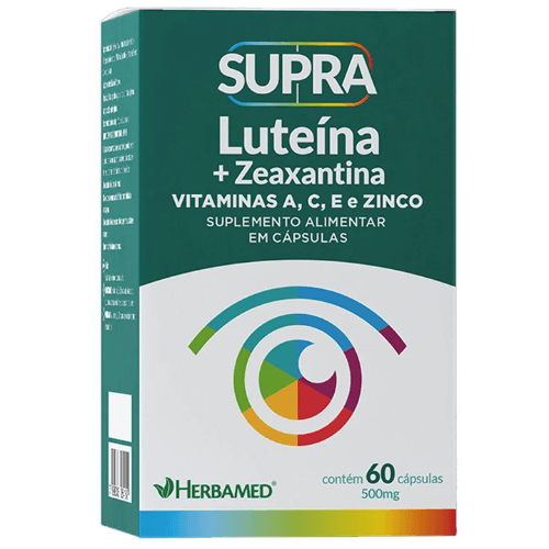 Luteína + Zeaxantina Herbamed Supra caixa com 60 cápsulas