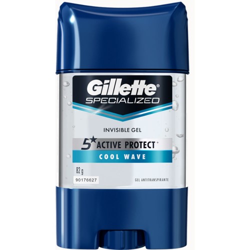 Desodorante Gel Antitranspirante Gillette Cool Wave 82g