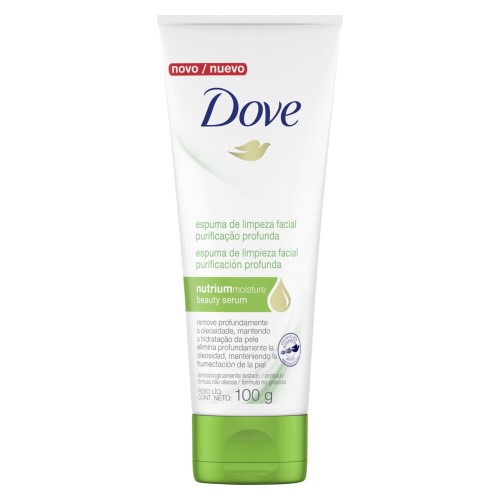 Espuma de limpeza Dove Facial Purificação profunda 100g