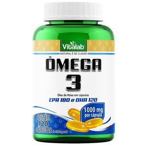 Ômega 3 1000mg EPA 120 Caps Vitalab