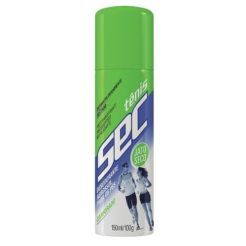 Desodorante Aerosol Tênis Sec Para Os Pés Canforado 100g