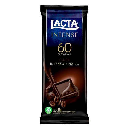 Chocolate Lacta Intense 60% Cacau Café 85g