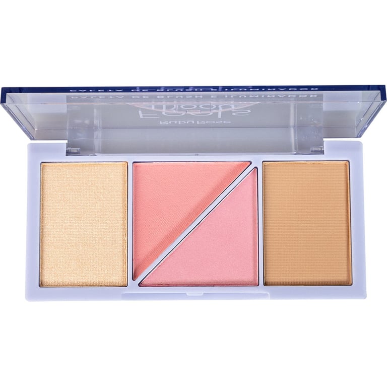 Paleta De Blush E Iluminador Soft Nude Feels Mood Ruby Rose