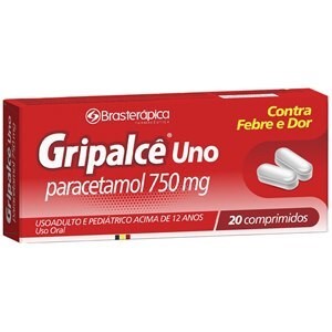 GRIPALCE UNO 750mg Comprimido c/20