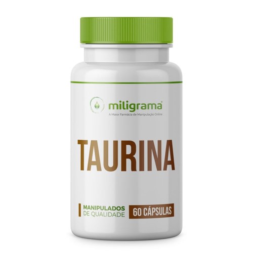 Taurina 500mg 60 Cápsulas