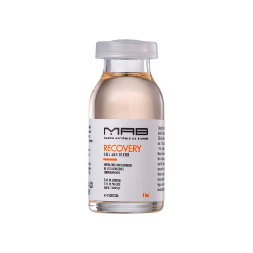 Ampola Capilar MAB Recovery Oils And Blend com 15ml