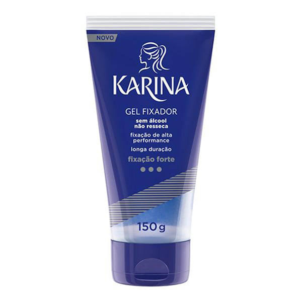 Gel Fixador Capilar Karina Fixação Forte com 150ml