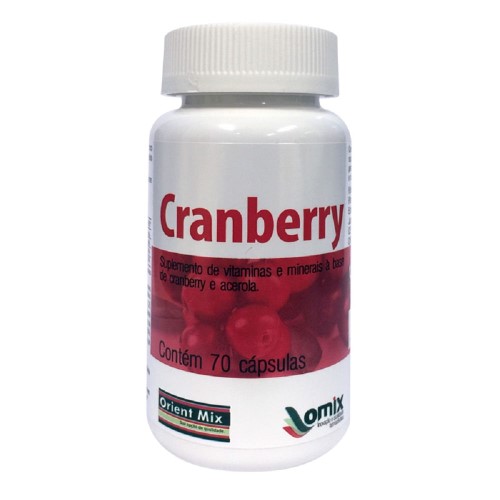 Cranberry com 70 cápsulas Oriente mix