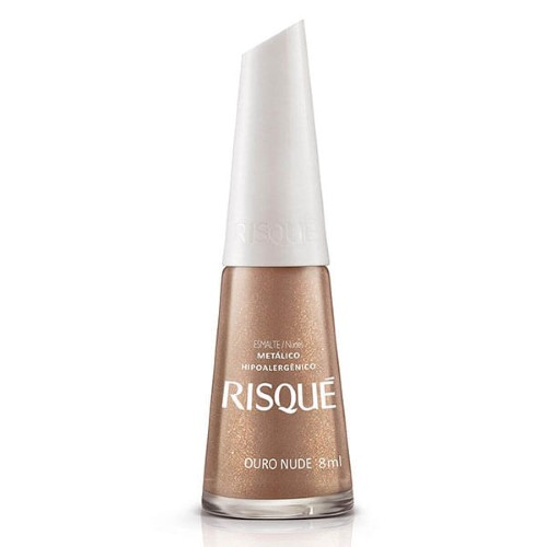 Esmalte Risque Ouro Nude 8Ml - Risque