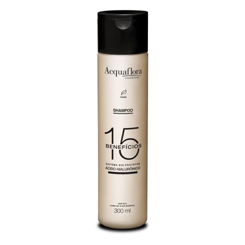 Shampoo Acquaflora 15 Benefícios 300ml