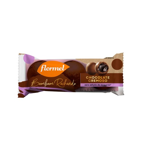 Bombom Flormel Recheado Chocolate Cremoso 37,5g