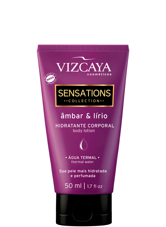 Hidratante Corporal Sensations Âmbar E Lírio Vizcaya 50ml