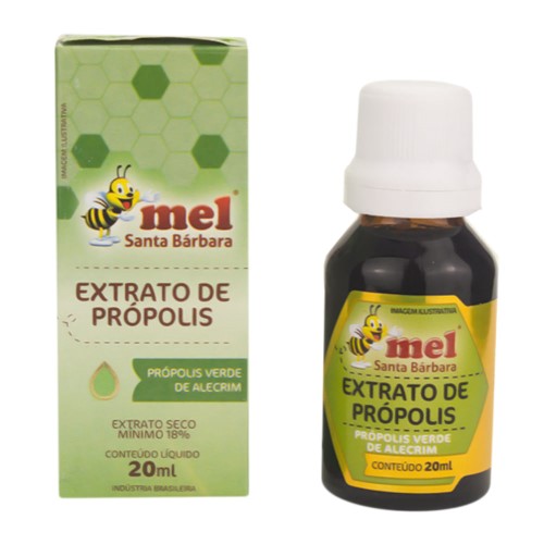 Própolis Verde Santa Bárbara Alecrim Extrato 20ml