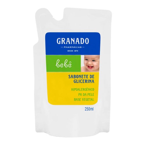 Sabonete Líquido de Glicerina Granado Bebê Tradicional Refil 250ml