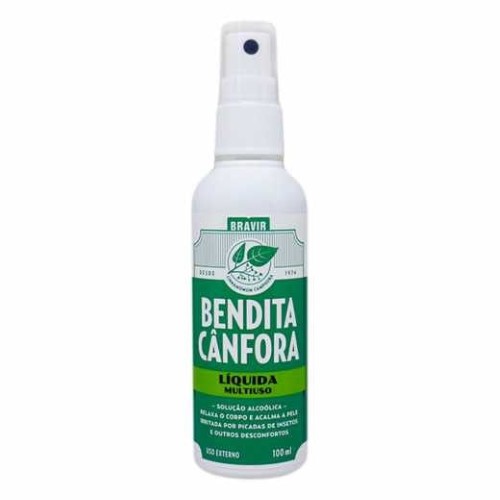 Bendita Cânfora Bravir Líquida Multiuso Spray 100ml