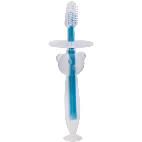 Escova de Dente Massageadora Infantil Buba Baby Azul com 1 unidade