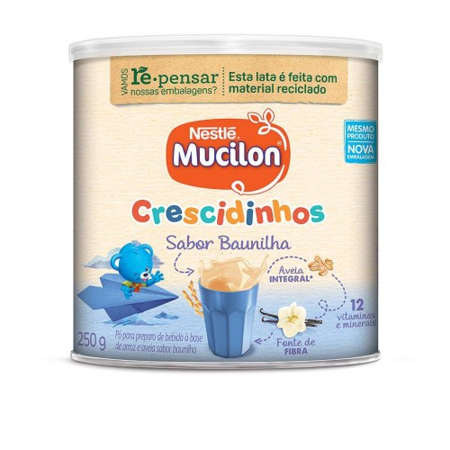 Mucilon Crescidinhos Baunilha 250g