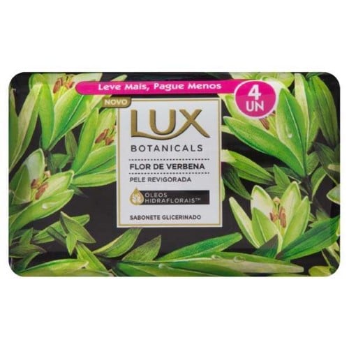 Kit Lux Botanicals Sabonete em Barra Flor de Verbena 4 Unidades