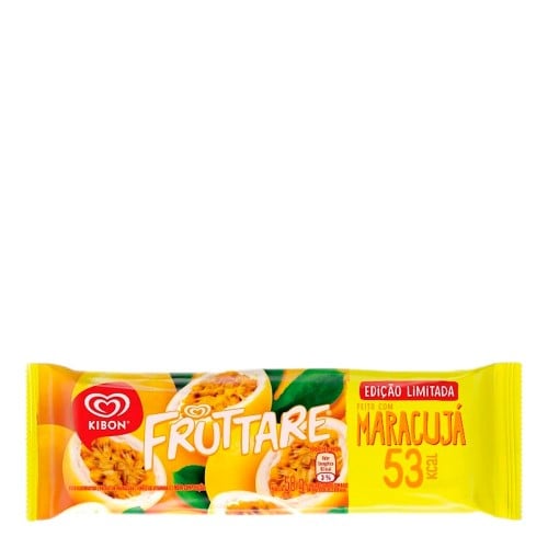 Picolé Kibon Fruttare Maracujá 58g