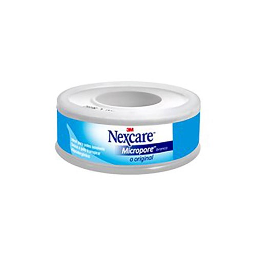 Fita Micropore Nexcare Original Branca com 1 rolo de 12mmx4,5m