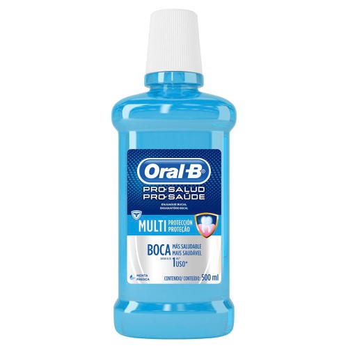 Enxaguante Antisséptico Bucal Oral-B Pro-Saúde Sem Álcool com 500ml