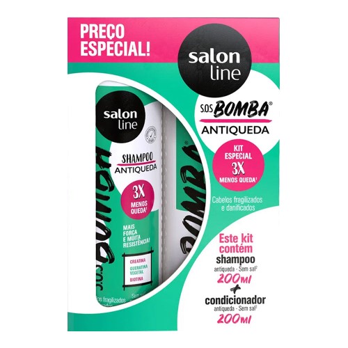 Salon Line S.O.S Bomba Antiqueda Kit - Shampoo + Condicionador