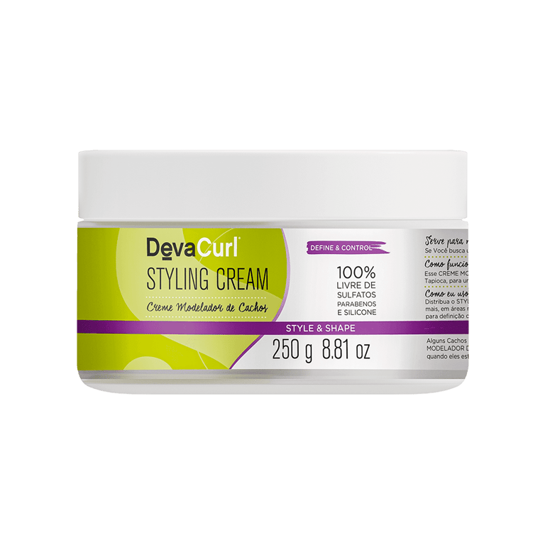 Creme Modelador de Cachos Deva Curl Styling Cream com 250g