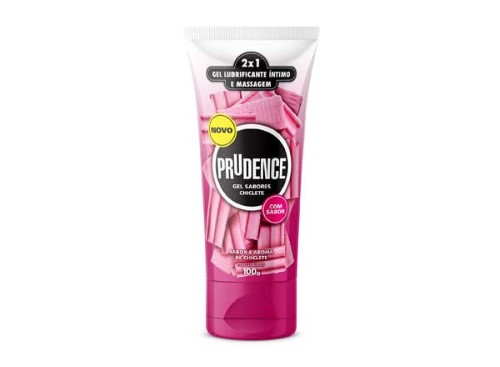 Gel Lubrificante Prudence Sabor Chiclete com 100g