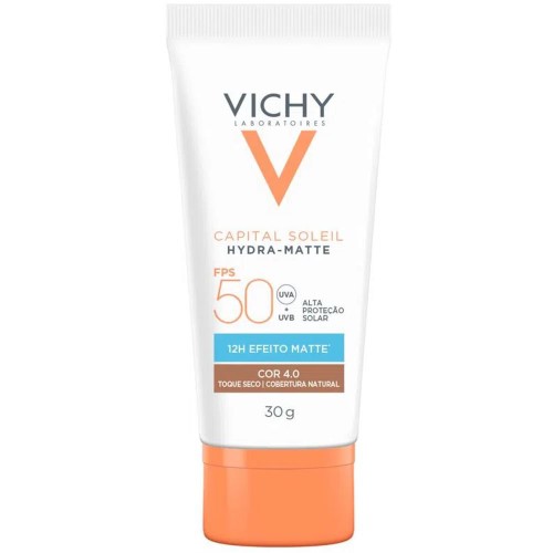 Protetor Solar Vichy Capital Soleil Hydramatte 4.0 Fps50 30g