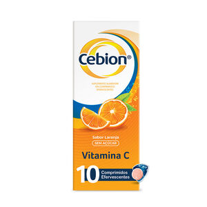 CEBION VITAMINA C 1G LARANJA CAIXA COM 10 COMPRIMIDOS EFERVESCENTES