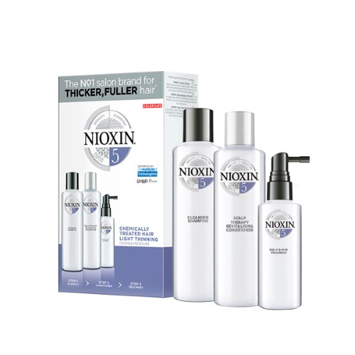 Nioxin Trial Kit Sistema 5 - Shampoo + Condicionador + Leave-in