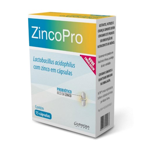 Zincopro c/ 15 Cápsulas