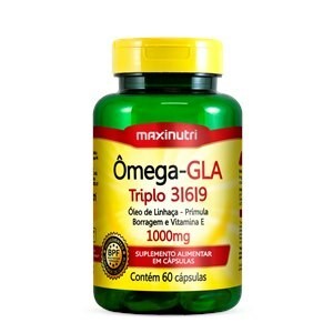 Ômega-GLA 3-6-9 1000mg Maxinutri 60 cápsulas