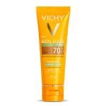 Protetor solar Vichy Ideal Soleil Purify Média Antioleosidade Fps-70 40g