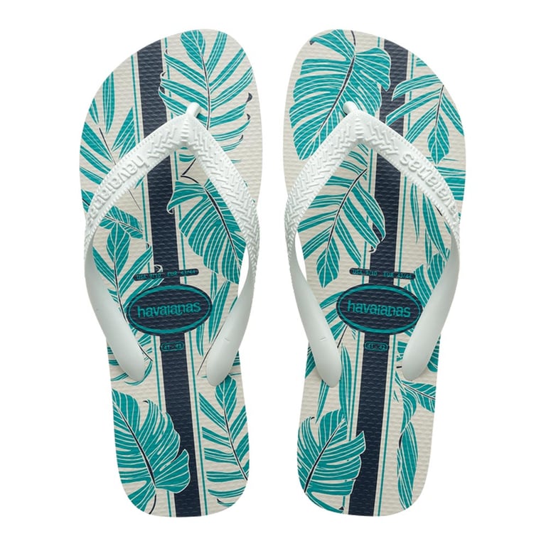 Sandálias Havaianas Aloha Fc Branco/Azul Indigo 39/40