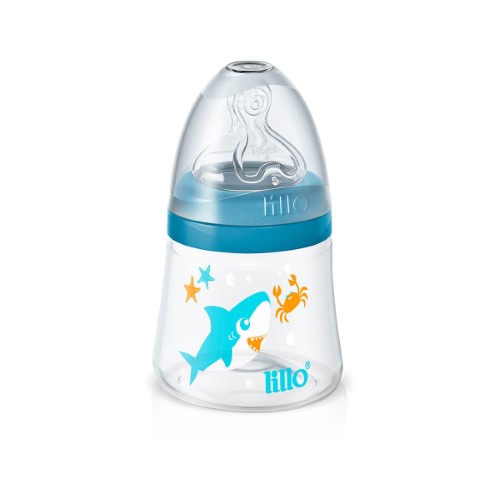 Mamadeira Lillo Design Smart Azul com 1 unidade capacidade 120ml