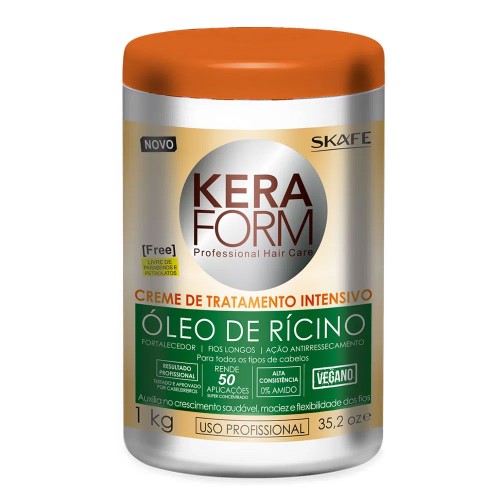 Skafe Intensivo Óleo De Rícino – Creme de Tratamento Intensivo