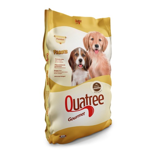 Ração para Cães Quatree Gourmet Filhotes 3Kg