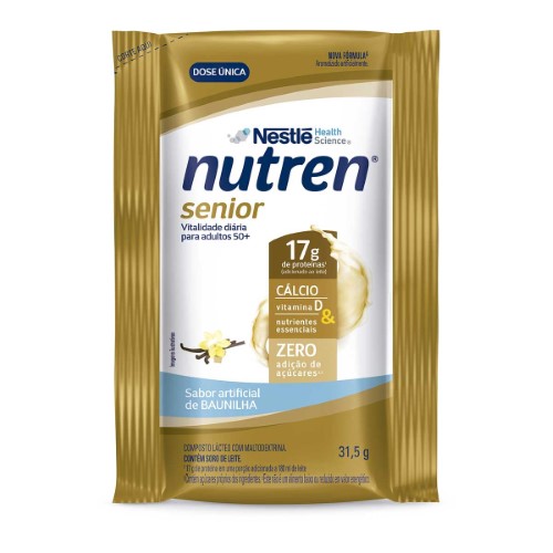 Nutren Senior Sabor Baunilha 6 sachês 31,5g cada