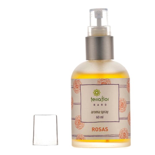 Aroma Spray Natural de Rosas para o Corpo e Ambiente 60ml – Terra Flor