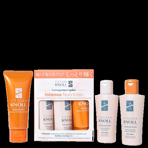 Stephen Knoll Intense Nutrition Travel Kit – Shampoo + Condicionador + Máscara