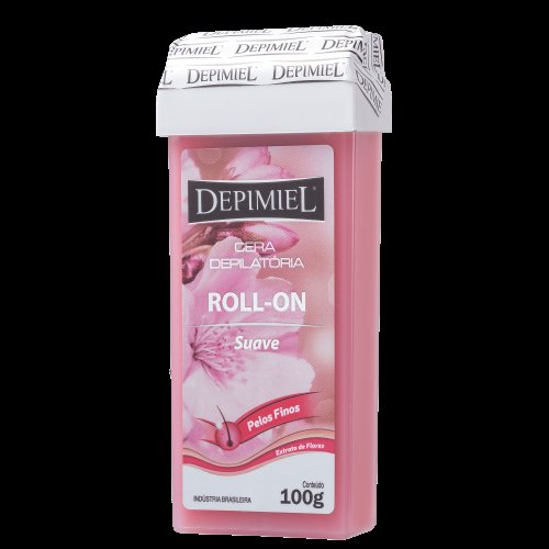 Cera Refil Roll On Depimiel Rosa 100g