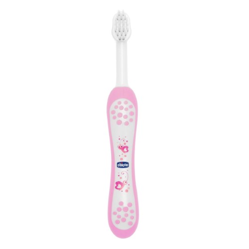 Escova Dental Chicco Rosa 1 Unidade